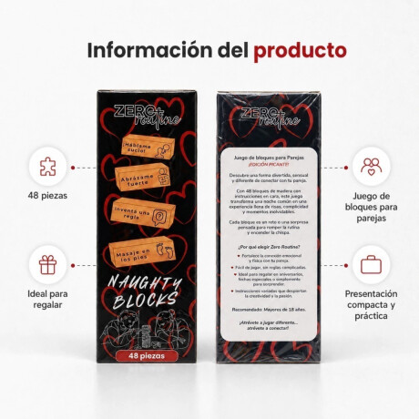 Jenga Naughty Blocks Juego Erótico Para Parejas Jenga Naughty Blocks Juego Erótico Para Parejas