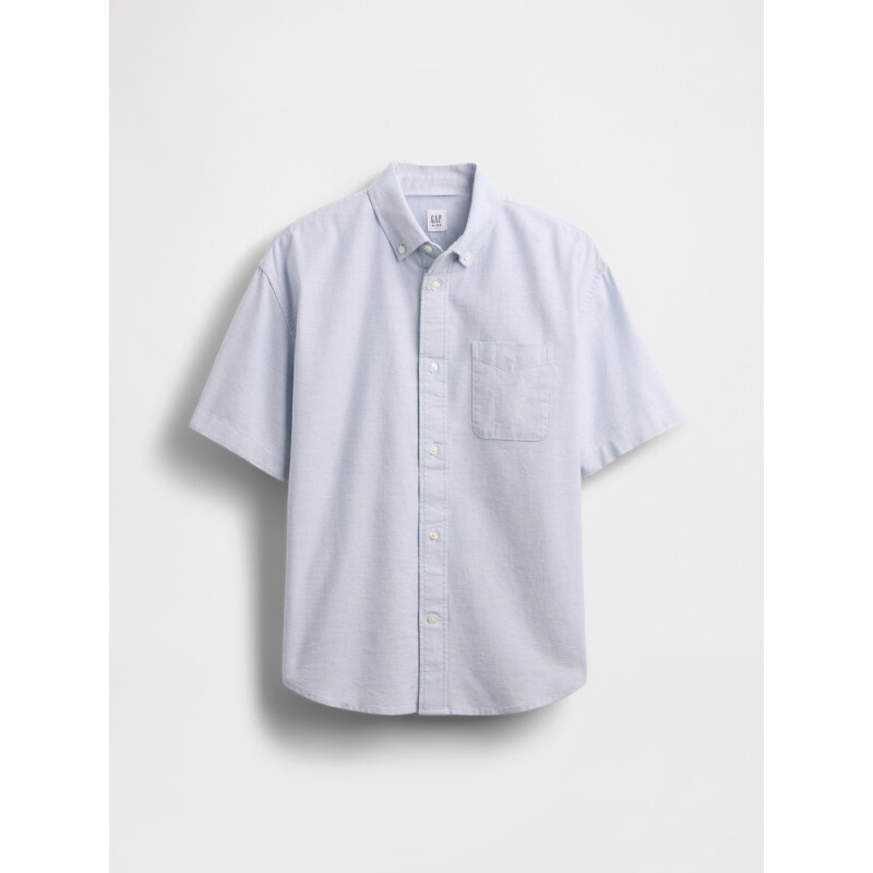 RELAXED SS OXFORD BLUE OXFORD