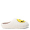 Pantufla de Mujer Miss Carol Carita Feliz Blanco - Amarillo
