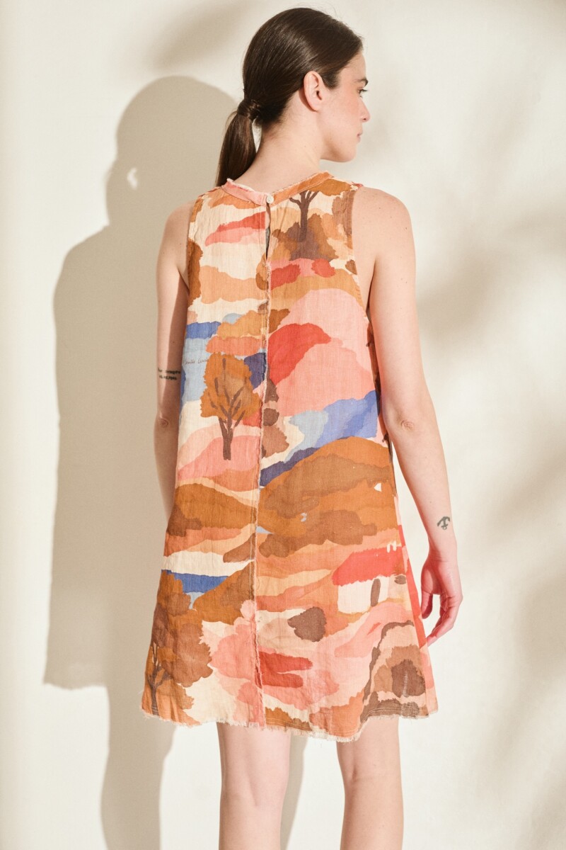 VESTIDO ANANA SHORT PRINT Pre Venta Sol