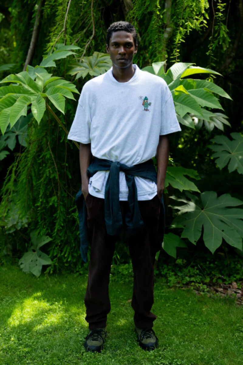 Camiseta Blue Banana - Chase Gris Melange