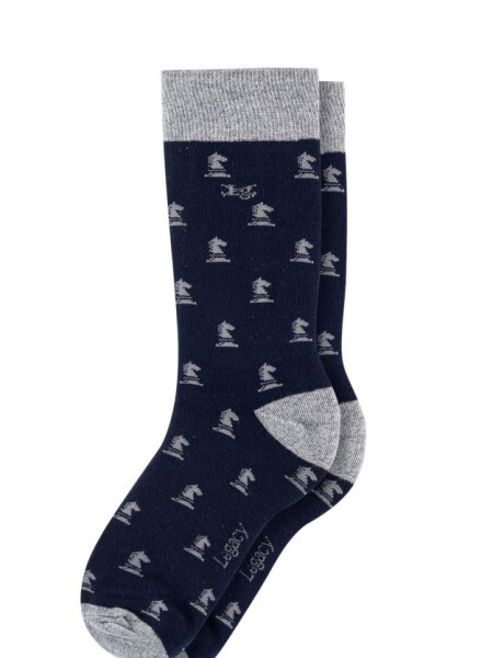 MEDIAS ESTAMPADAS Azul