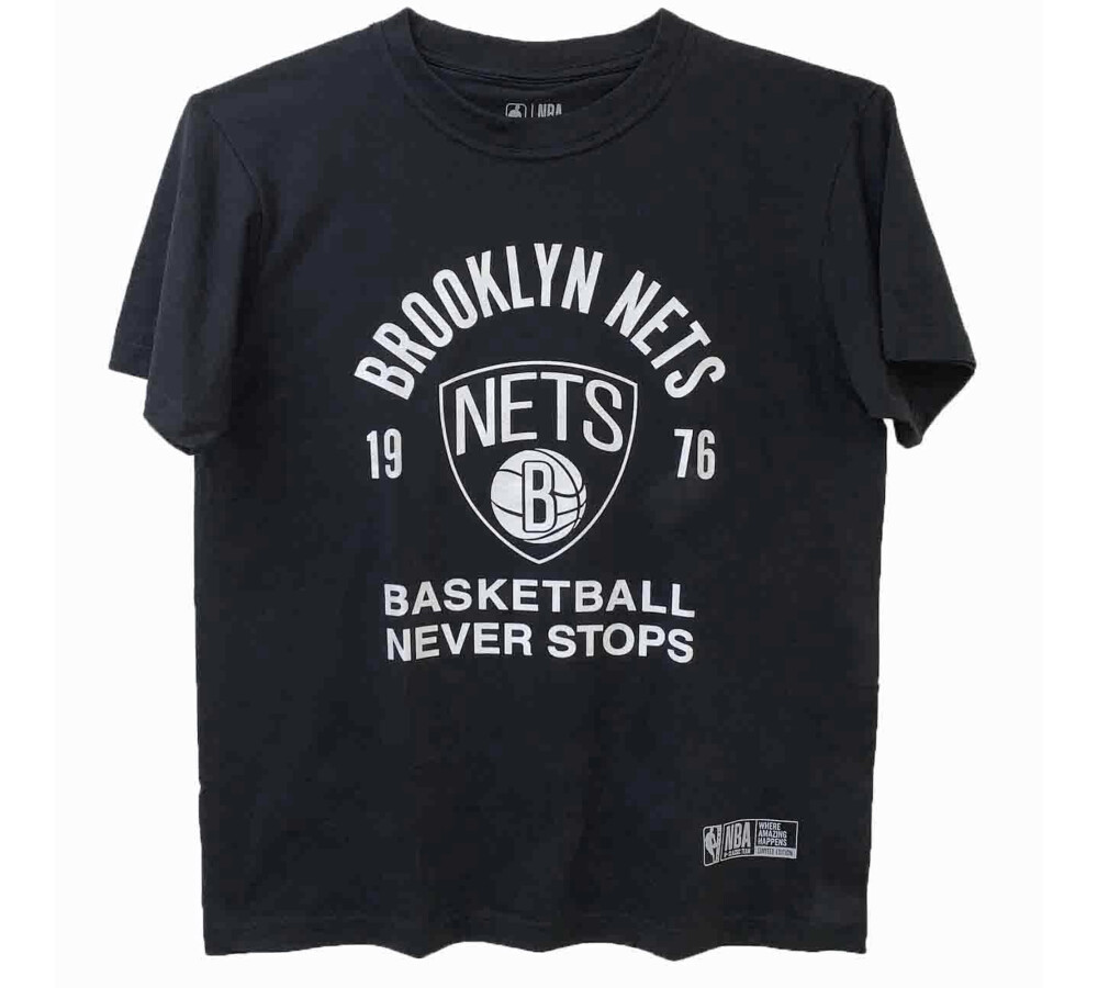 Remera Brooklyn Nets Negro