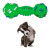 Hueso Goma Super Resistente Para Perro Morder Juguete Variante Color Verde