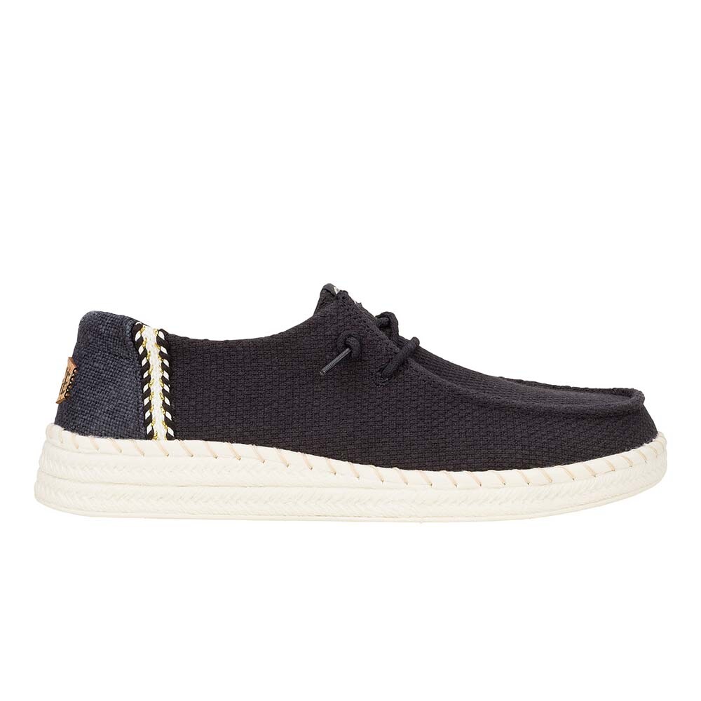 Wendy Espadrille Woven - Mujer Black