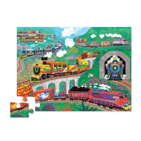 Puzzle Crocodile Creek 36 Piezas 45 X 60 Cm Universo Binario TREN