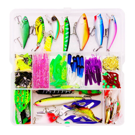 Kit Valija Organizador Señuelos Para Pesca 300 Piezas Cpg008013