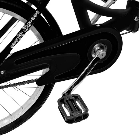 Bicicleta Plegable Paseo Rod 20 Dama Niña Accesorios Negro
