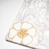 TOALLA DE ROSTRO 45x75 FLOR/HOJAS