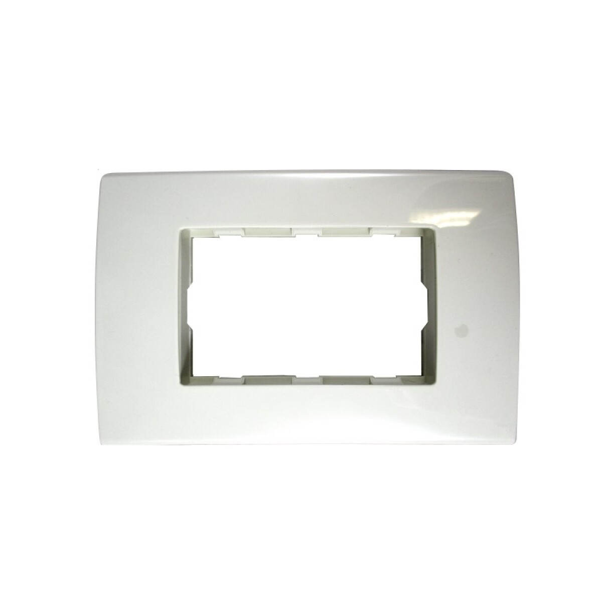 ""PLACA DE 3 PUNTOS   MARFIL ""GALUX""" 