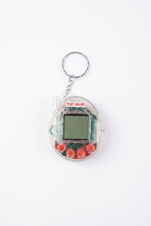 Llavero Tamagotchi transparente