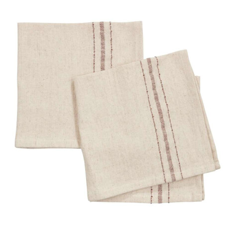 Servilleta Tela De Kastanie 40X40 Nat 2Uds