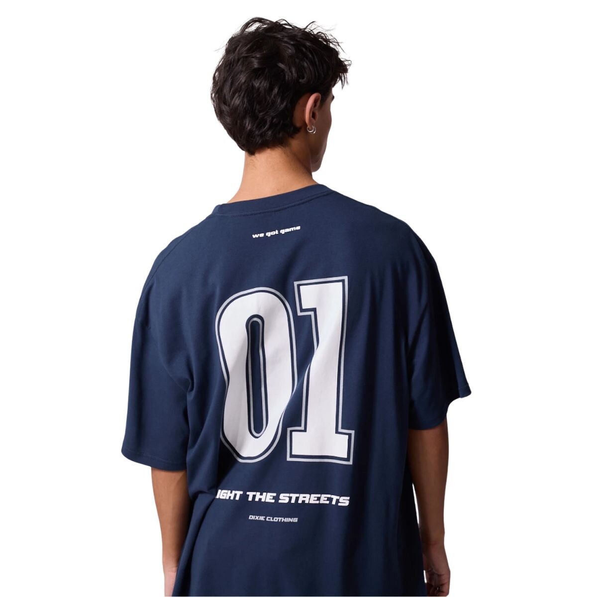 T-SHIRT METIL XS-XXL - NAVY 