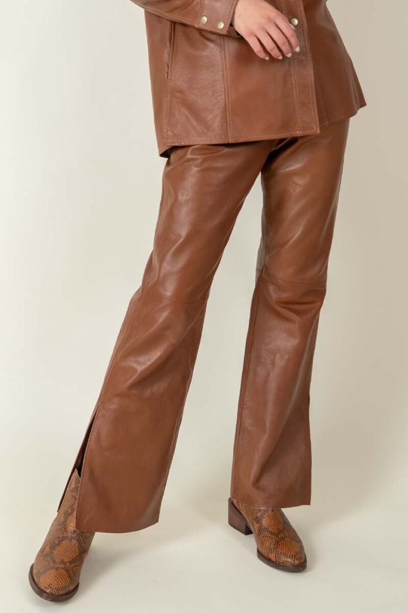 Leather Pant Tostado