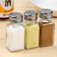 Set x2 Salero 4x4x9cm TRANSPARENTE
