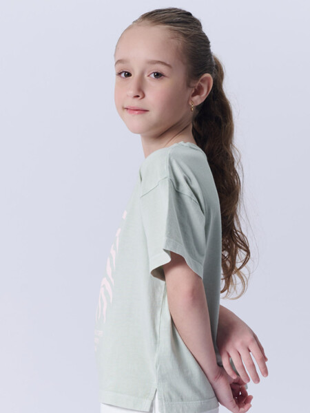 Remera nice Palmera Verde
