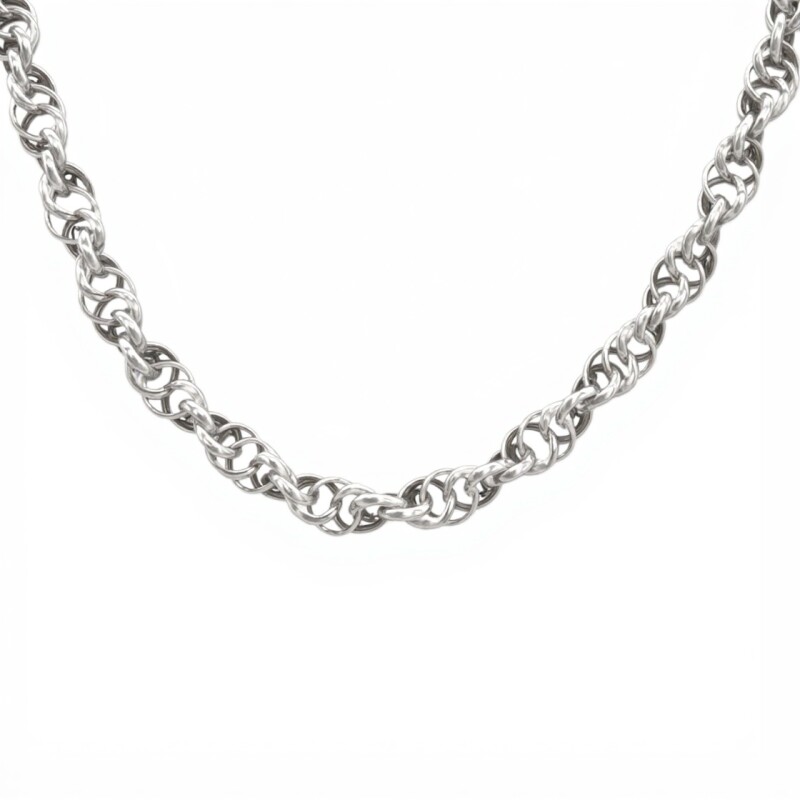 Cadena Tourbillon doble - Plata 925 - Sin Piedra - CD3404 sinpiedra