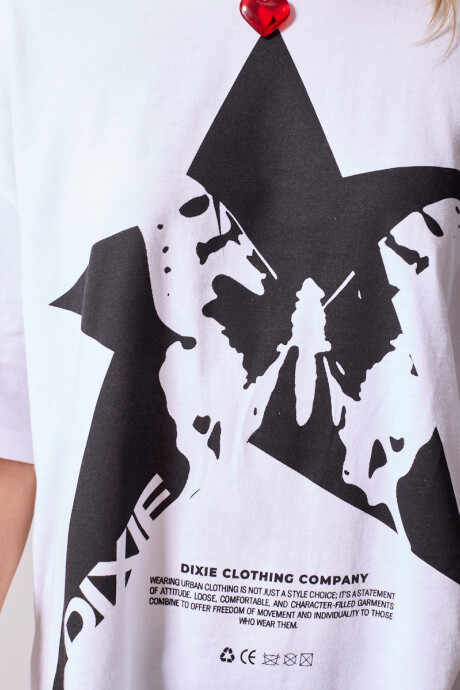T-SHIRT BETY DIXIE Blanco