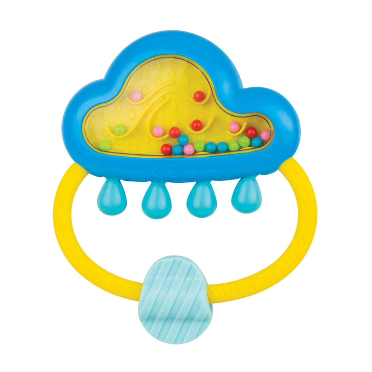 Sonajero Nube de Lluvia y Gotas en Plástico c/Agarre Winfun - Nube 