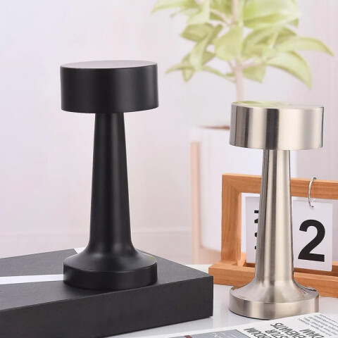 Lámpara de mesa LED inalámbrica 2W negro USB-C IX5010