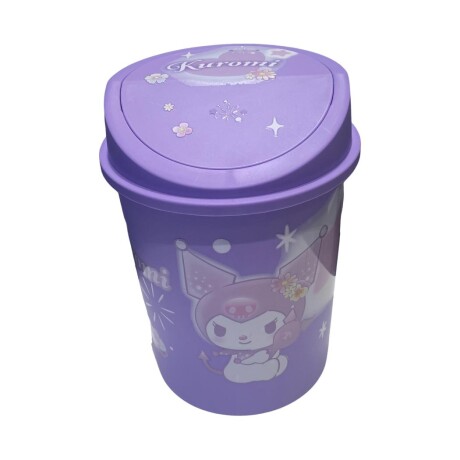 Papelera Flores Sanrio Kuromi