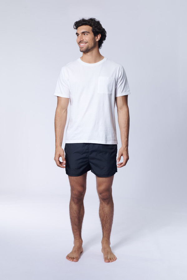 Short de baño Negro