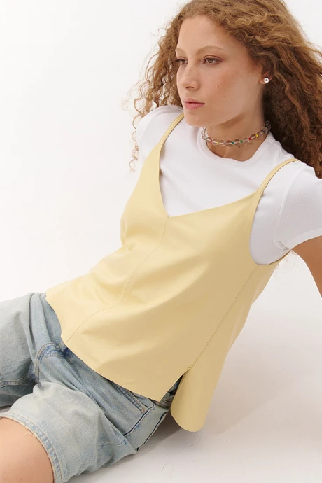 Blusa Cuero Rocio