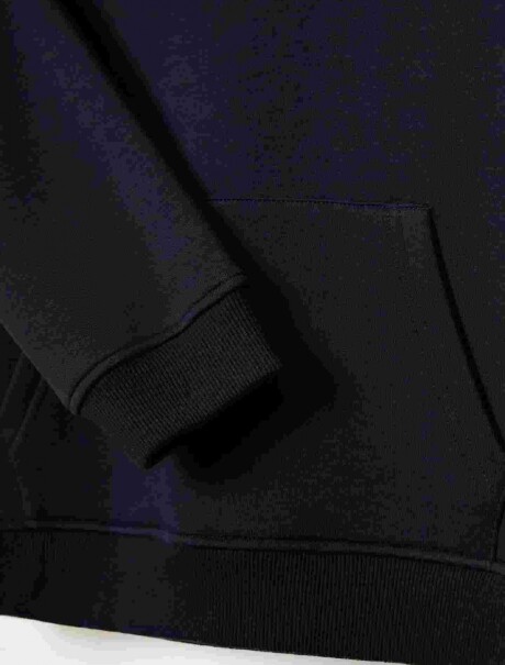 BUZO INFANTIL CON CAPUCHA AZUL