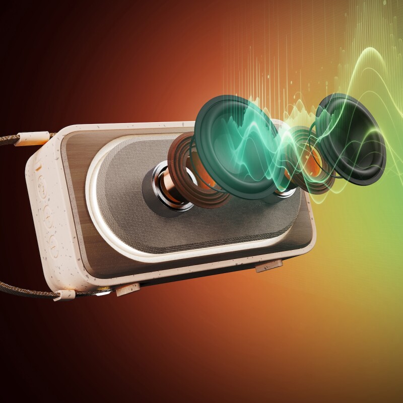 Parlante Roots Solar (Bluetooth) Cream