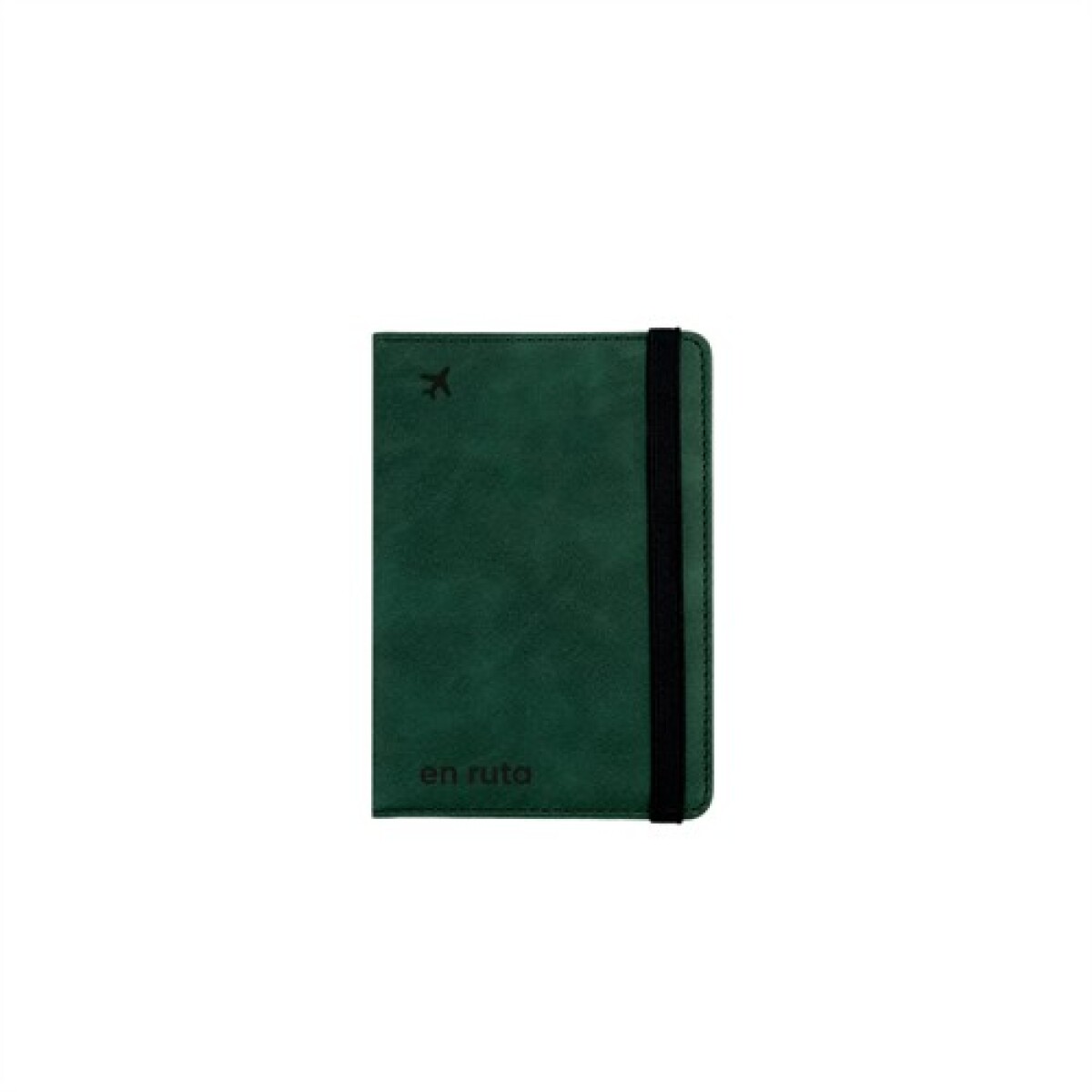 Porta pasaporte y tarjetas plegable - Verde 