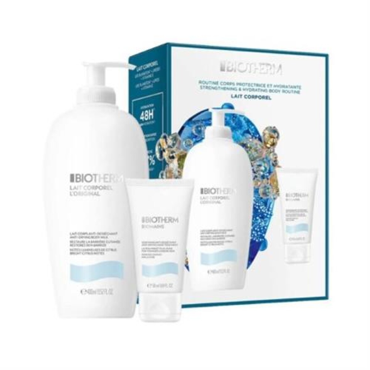 Biotherm Coffret Lait Corporel L`Original 400 ml + Biomains 50 ml 