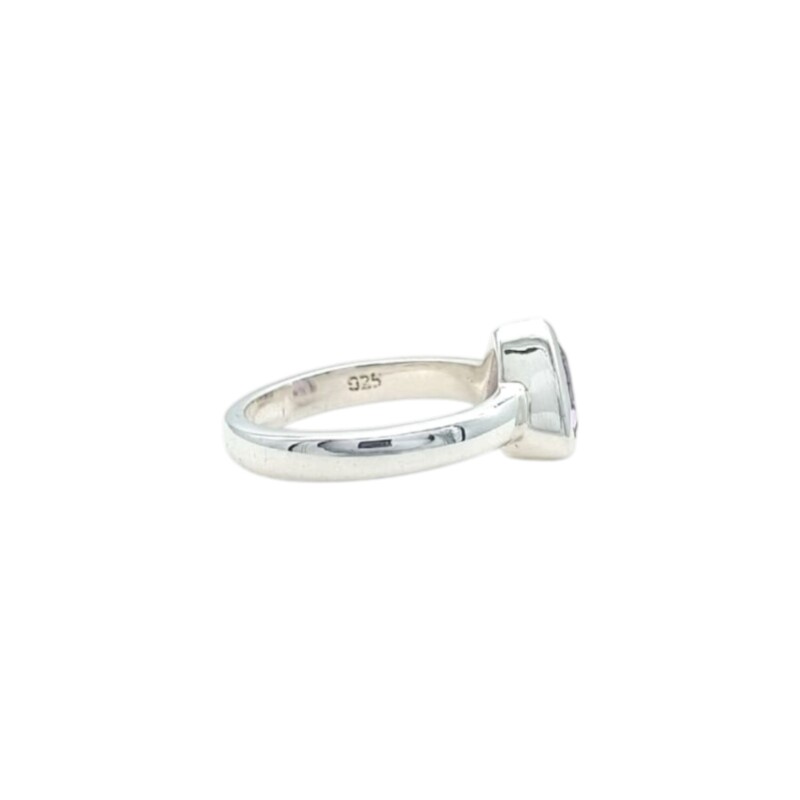Anillo Triángulo-Plata 925-Con Amatista-AN4612 conpiedra