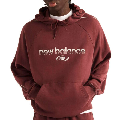 Campera Trackside French Terry Hoodie de Hombre Chocolate