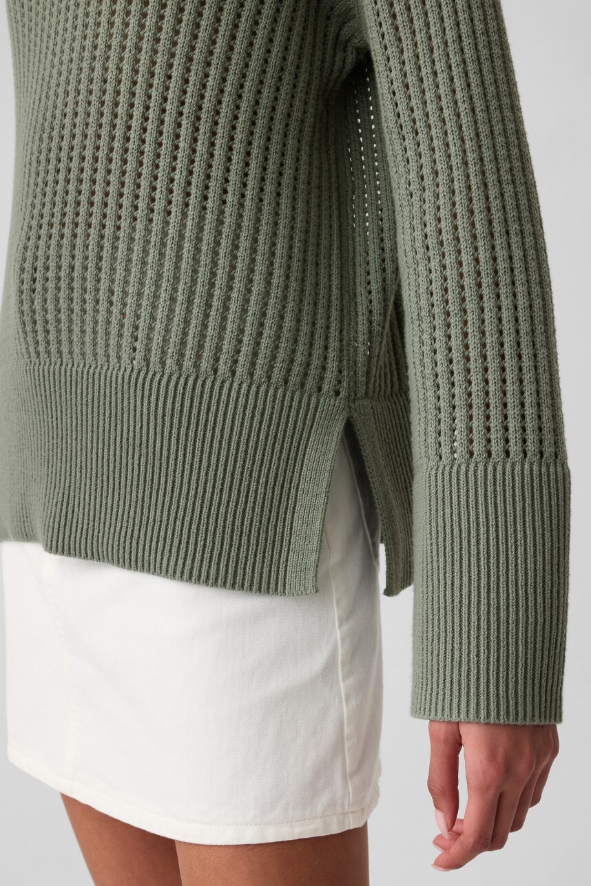Buzo Cuello V Mujer Vintage Palm