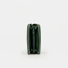 Billetera New Glam En Efecto Cuero Charol Verde