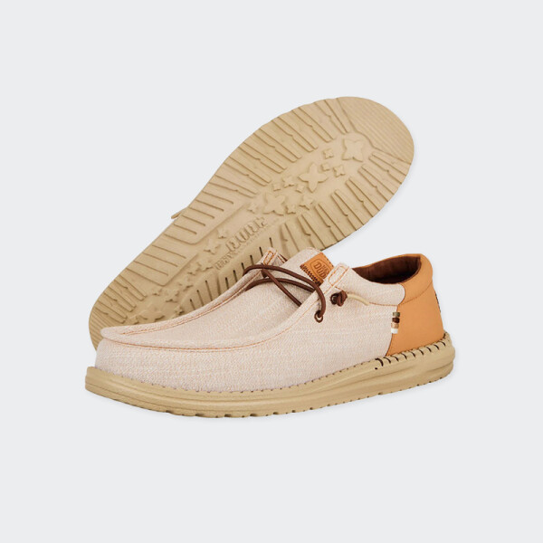 Zapatos Hey Dude Wally Funk Nylon Craft Marrón