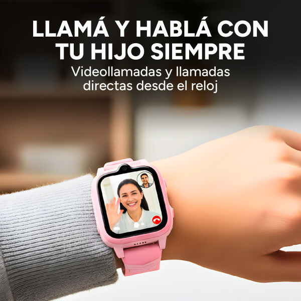 Reloj Inteligente Smartwatch Blackview Para Niños Z10 4G Color Rosa