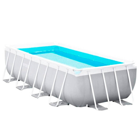 Piscina Intex Estructural 10874 L + Bomba + Regalos Gris claro