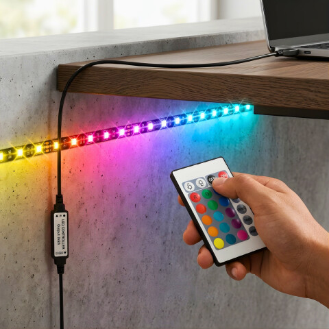 Cinta Luces Led Tira Rgb 5050 5m Xtrike Me Usb Control Cinta Luces Led Tira Rgb 5050 5m Xtrike Me Usb Control