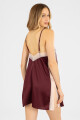 BURGUNDY LACE DRESS VINO