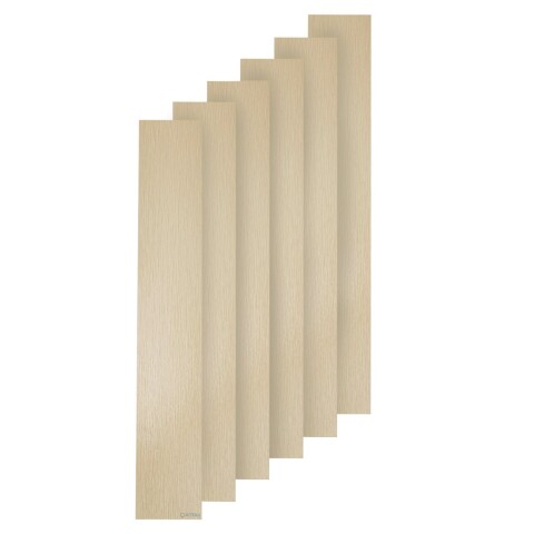 Piso Flotante Vinilico 10 M2 Diseño Madera Tabla De Pegar ® Variante Color Beige