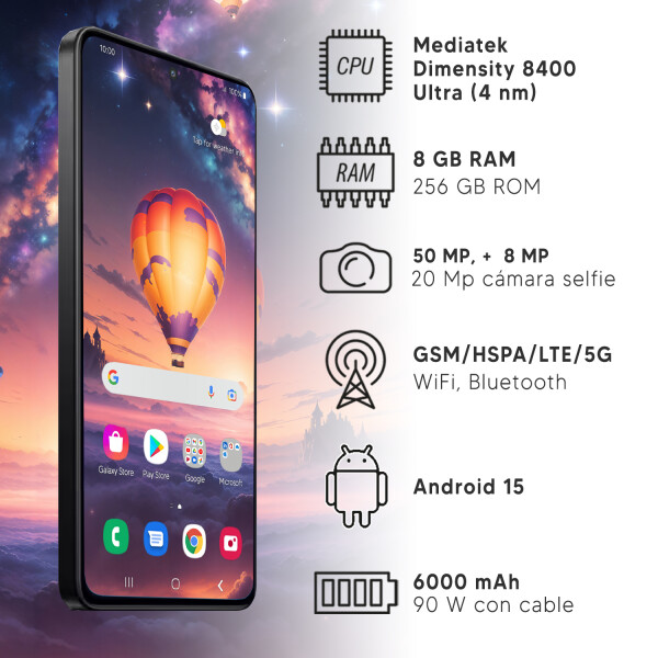 Xiaomi Poco X7 Pro 8/256 Gb 5g + Regalo NEGRO