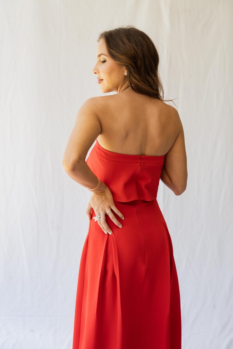 VESTIDO JULIA MAXI ROUGE VESTIDO JULIA MAXI ROUGE