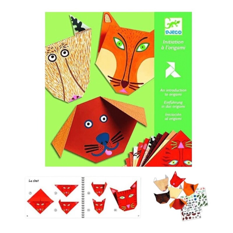 Iniciación al Origami Animales Djeco Iniciación al Origami Animales Djeco