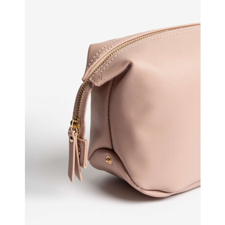 Porta Cosméticos Con Cierre Rosa Piel