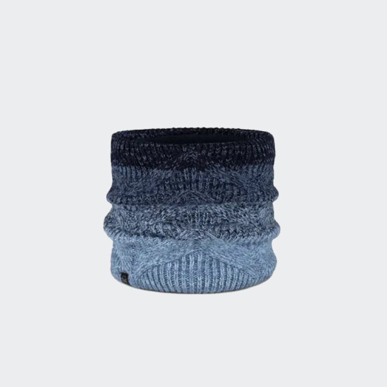 Bufanda Buff Knitted & Fleece Masha Azul