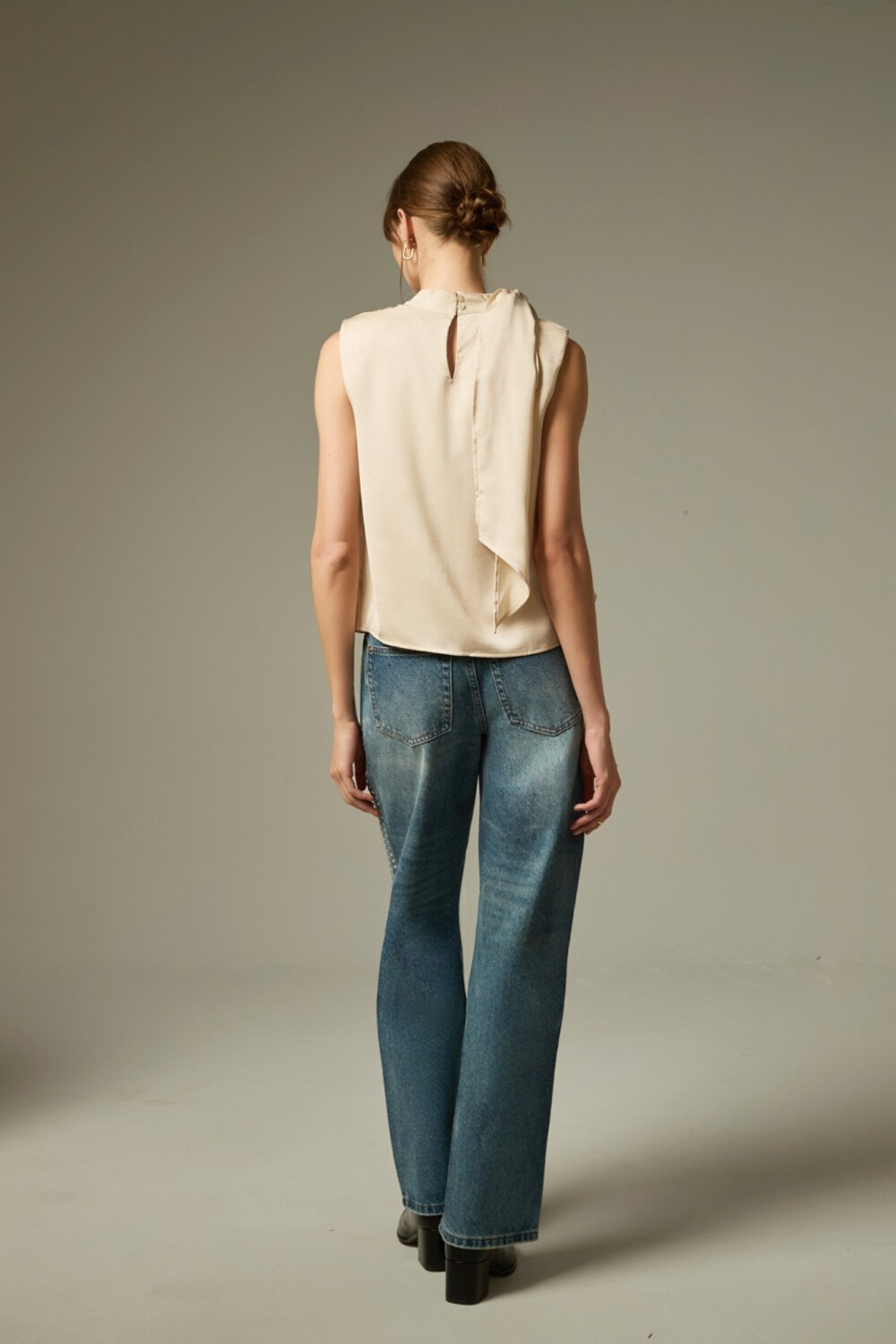 Blusa Panyel Beige Claro