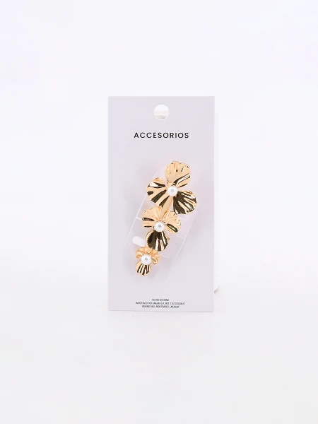 BROCHE ORQUIDEA DORADO