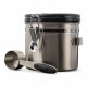 Recipiente Hermetico Ac Inox Para Granos Valv Co2 1.2lt Silver
