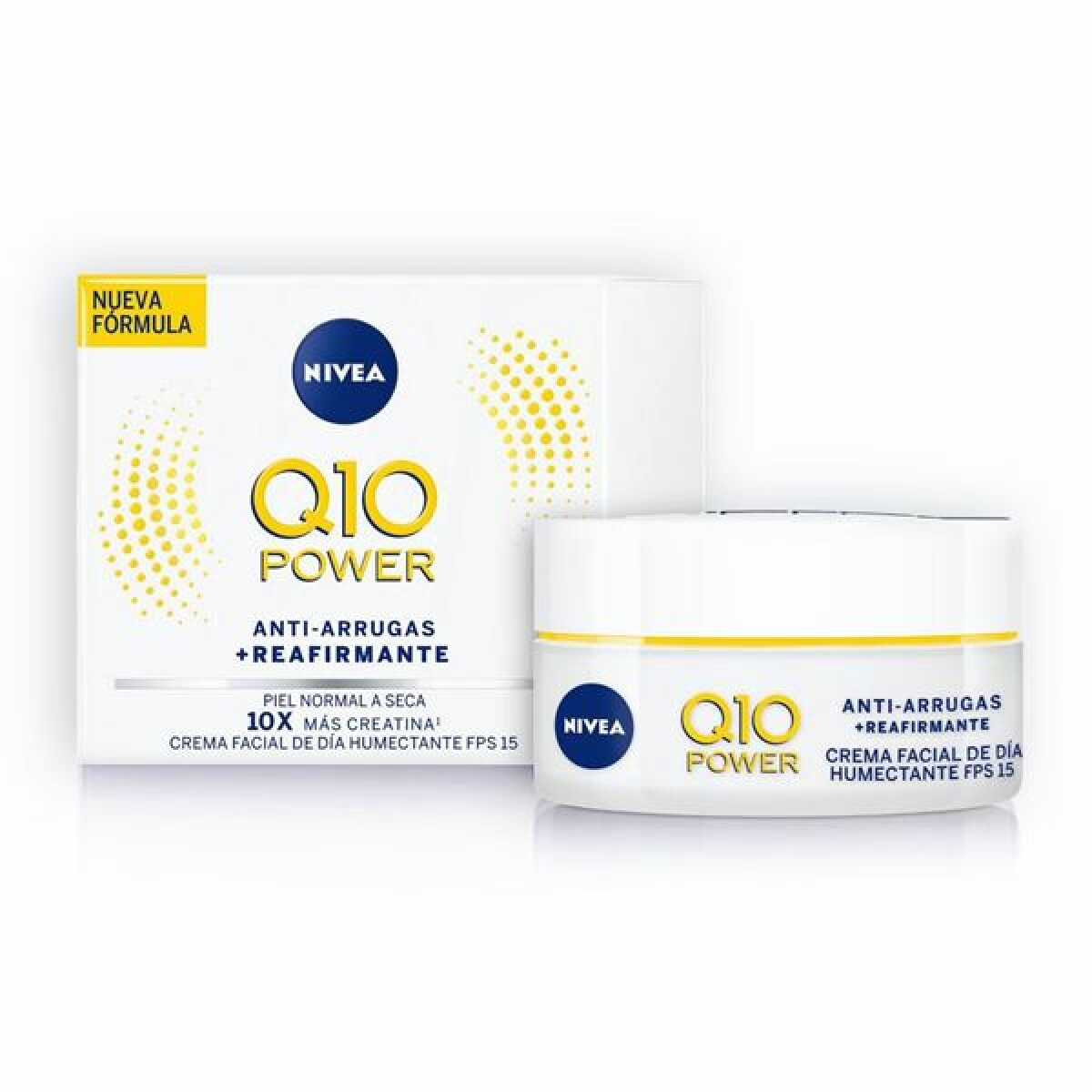 Nivea Crema Facial Q10 Día FPS 15 50ml – Antiedad con Protección Solar 
